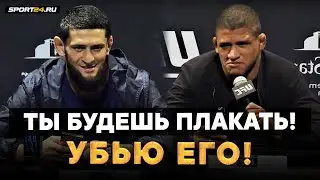 Chimaev BREAKS Burns at a press conference: YOU WILL CRY! / Sterling INSULTED Yan in Russian