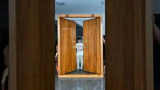 Old Elm Antique Wooden Door | Warmth of Time in Every Texture #woodworkgermany #viralvideo #highcpm