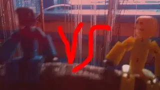 Blue stikbot vs yellow stikbot