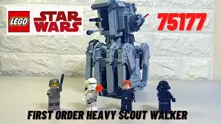 Lego 75177: First Order Heavy Scout Walker - Unboxing and Speed Build