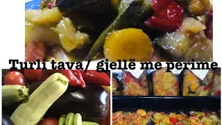 Turli tava/gjellë me perime,pergatitje per dimer qe ngelet e fresket e shijshme me plot vitamina