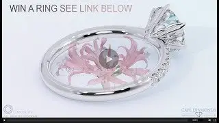 Nerine Queen Flower Diamond Engagement Rings in White Gold - Cape Diamonds