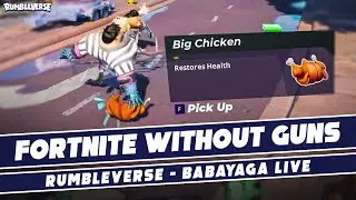 Fortnite Without Guns | We Fought For Chicken | Rumbleverse