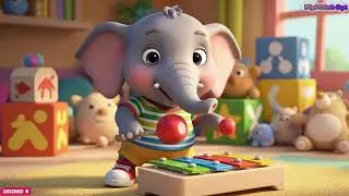 🐘🎵 Chú Voi Con Và Cái Vòi Xinh Xinh | Bài Hát Thiếu Nhi Dễ Thương