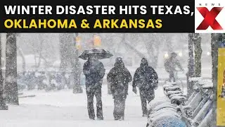US Winter Storm LIVE: Winter Chaos! Heavy Snow Paralyzes Texas, Oklahoma, Arkansas