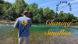 CHASING SMALLMOUTH ON THE JACKS FORK RIVER!