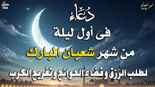 دعاء في اول ليلة من شهر شعبان 2026 ليلة رفع البلاء وقضاء الحوائج وجلب الرزق 🤲