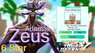 Fanmade Zeus (adamas) 6 Stars All Star Tower Defense