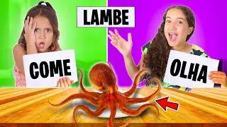 COME, LAMBE OU OLHA? Quem levou a melhor?
