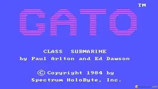 Gato gameplay (PC Game, 1984)