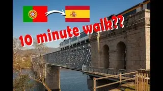 Valen&ccedil;a forrtess and bridge connecting Portugal 🇵🇹 to Spain🇪🇸