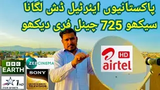 installation of Airtel hd on SES 7/9 at 108.2 east in Islamabad Pakistan on 2 feet dish antenna