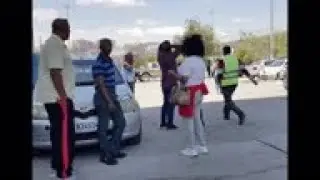Relatives of crash vicitms arrive at Addis airport