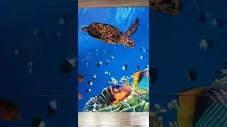 Плитка с рисунком Морской мир - Керамическое панно для ванной - Фотоплитка TM Pavlin Art - #Shorts