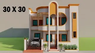 100 Gaj 6 Bedroom house plan,3D 30 by 30 car parking house plan,3D makan ka naksha,new house map