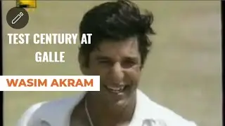 2nd Test Wasim 100 Test v Sri Lanka Galle 2000