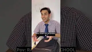 Gye ho baarish m? #rainyday #school #nostalgia #nostalgic #memories #relatable #students #shorts