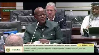 AD HOC COMMITTEE | Malema Questions Education Background of Lieutenant General 