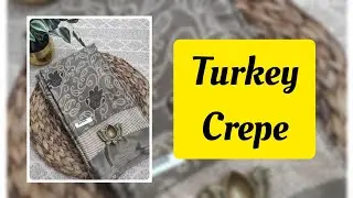 Turkey Crepe Rs 550 Whatsapp to 9448381656 | Shop at www.smrithicreation.com @SmrithiCreation