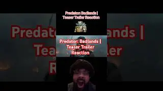Predator: Badlands | Teaser Trailer Reaction #20thcenturystudios #predator  #reaction #shorts #ad