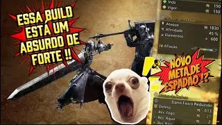ESSA BUILD EST&Aacute; UM ABSURDO DE FORTE!! NOVO META DE ESPAD&Atilde;O !? Monster hunter wilds.