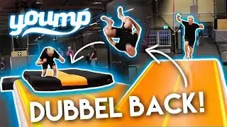 DOUBLE BACKFLIP LANDAD PÅ AIRTRACK!!! *Sinnesjukt* (Yoump) - Vlog #132
