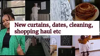 NEW BEDROOM CURTAINS, CLEAN WITH ME, SHOPPING HAUL, NEW HAIR ETC (  Just clearing drafts😂)