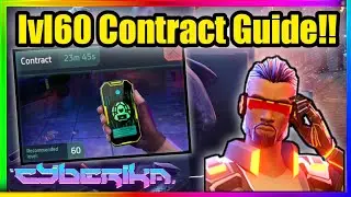 How To Clear lvl60 Contract in Cyberika!! | Cyberika: Action Cyberpunk RPG 
