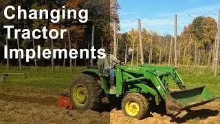 Changing 3 Point Hitch on Tractor