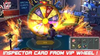 Spinning Wheel 🎡 In VIP Zone!! Inspector Card | Last Day On Earth: Survival