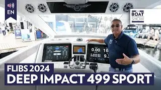 [ENG] DEEP IMPACT 499 SPORT seen at Fort Lauderdale Boat Show 2024 - The Boat Show
