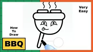 Рисуем потрясающие сцены барбекю легко | Простой рисунок | Шаги рисования 101