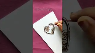 Flower filled ❤️ Mehndi Design|| #mehndi #henna #art #heart #shorts