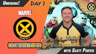 Scott Porter Unboxing Marvel HeroClix: X-Men House of X Day 1