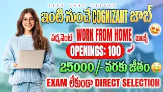 Cognizant Hiring Freshers 2025 | Vizag Work From Home Job | No Exam | Apply Online Now