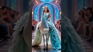 Disney Princess Animal Fashion Show &ndash; Stunning Royal Looks! #disney #animal #fashion #aiart #shorts