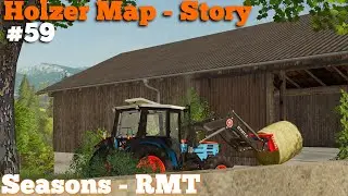 LS19 Story | Das erste Heu ist in der Scheune #59 - Holzer Map
