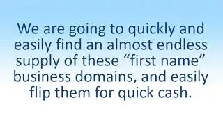 004 Same Day Domain Profits - The Same Day Method