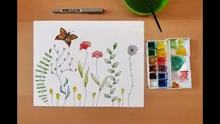 How to Draw: Wildflower Illustration