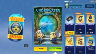 New Special Mission Underwater Studio Started | Minion rush |