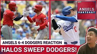 ANGELS POSTCAST: Halos complete SHOCKING Freeway-Series SWEEP of Ohtani's Dodgers with 6-4 win in LA