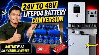 Upgrade Time! From 24V to 48V Battery Bank para sa DEYE 3.6KW – DIY Step-by-Step!