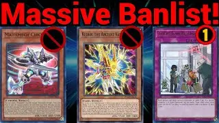 This TCG Banlist Is MASSIVE! Best Banlist Ever!?