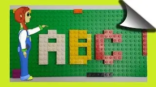 Learn ABC with Amber. Lego letters - Lesson 1!