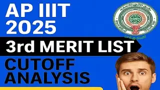 AP IIIT 2025 Latest update | AP IIIT 2025 3rd phase Results date