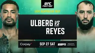 UFC Perth: Ulberg vs Reyes - September 27th | Fight Promo