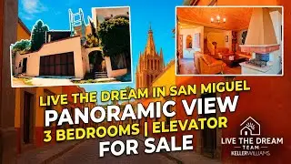 Panoramic View Home for Sale in Central San Miguel de Allende | Elevator | $6.55M MXN