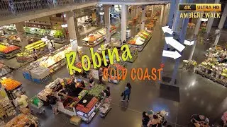 Robina Town Centre - 4K Ambient Walk. It's Christmas! (In November)