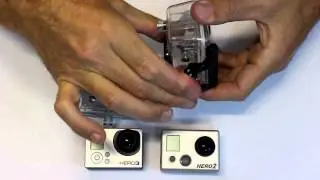 Can I fit the GoPro HERO3 latch on the Hero2 housing? - and Vice Versa?
