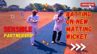 Batting on New Matting Wicket | Cricgetters VS Volcano CC | #cricket #goprocricket #tamilcricket